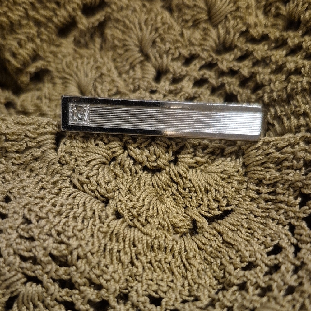 Vintage Anson Silver Tie Clip